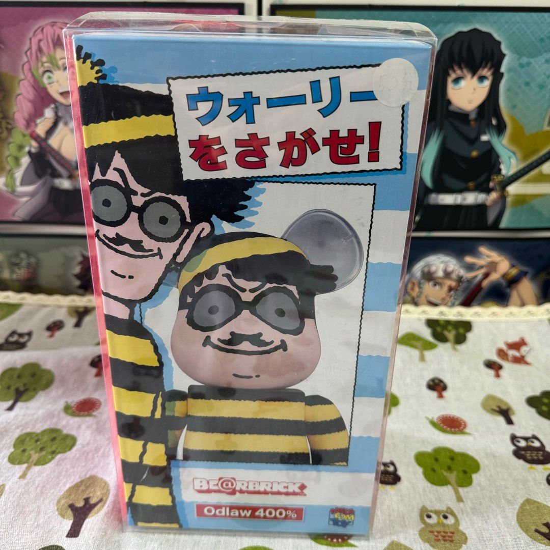 Medicom Toy Bearbrick Where's Wally Odlaw 400% Be@rbrick 威利在 ...