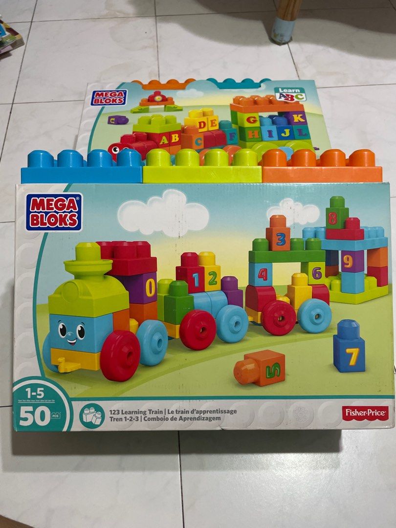 Mega bloks 123 learning train new arrivals