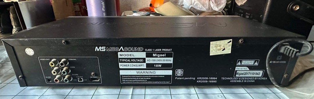 MegaSound Videoke Player (Category: Soundbars, Speakers & Amplifiers) located in Las Pinas. Submitted by wenathepooh (Listing ID 1267834231, Image 2). Description: For Sale MS MegaSound Videoke Player Migael Variant. No Issue Ready For Videoke. With Ready Videoke Remote Board. 5k Slight Nego..