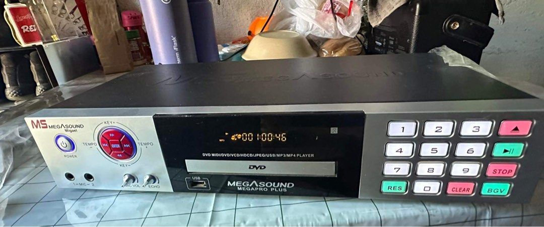 MegaSound Videoke Player (Category: Soundbars, Speakers & Amplifiers) located in Las Pinas. Submitted by wenathepooh (Listing ID 1267834231, Image 1). Description: For Sale MS MegaSound Videoke Player Migael Variant. No Issue Ready For Videoke. With Ready Videoke Remote Board. 5k Slight Nego..