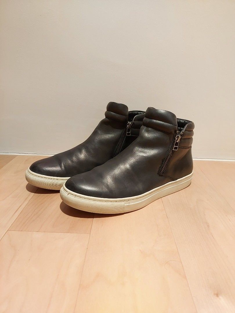 Mens black low cut boots outlet