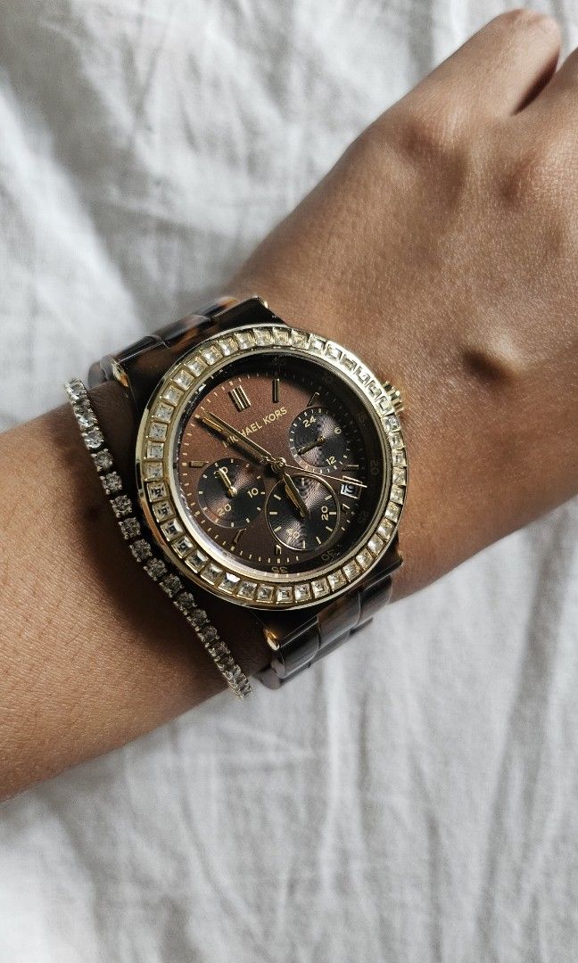 Michael kors bling watch top