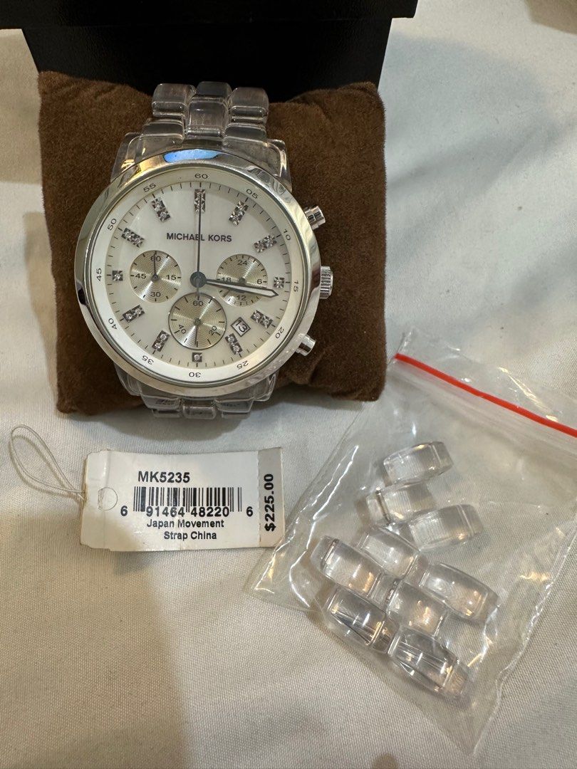 Michael kors hotsell transparent watch