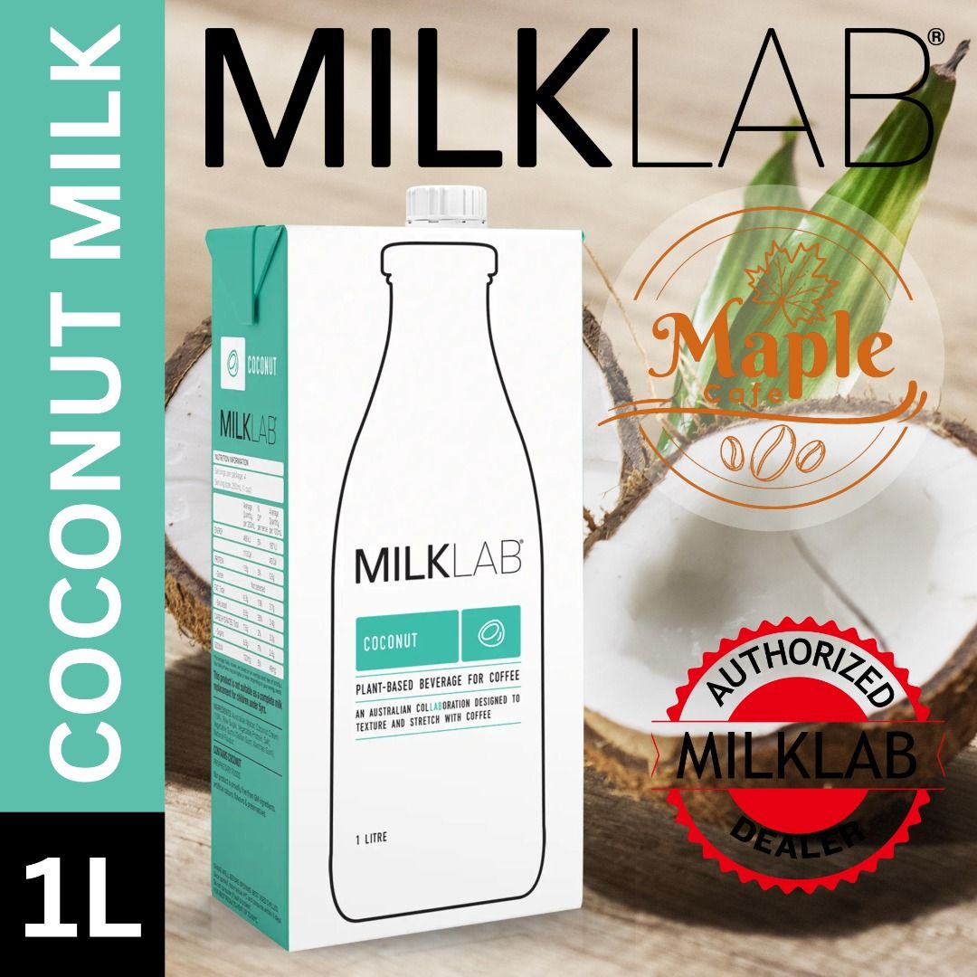 MilkLab Coconut Milk 1 Liter (Plant Base Milk) Aromatic & delicious