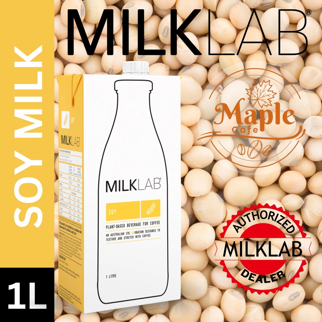 MilkLab Soy Milk 1 Liter (Plant Base Milk) Made for coffee with a