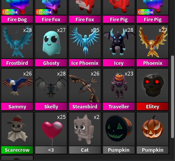 Trading these godly's from murder mystery 2 for adopt me pets : r
