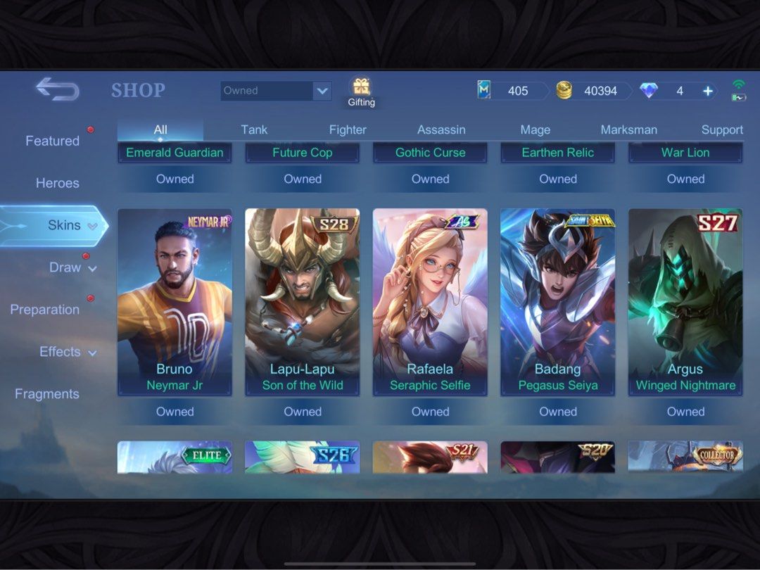 MOBILE LEGENDS ACCOUNT FOR SALE!, Video Gaming, Gaming Accessories, In