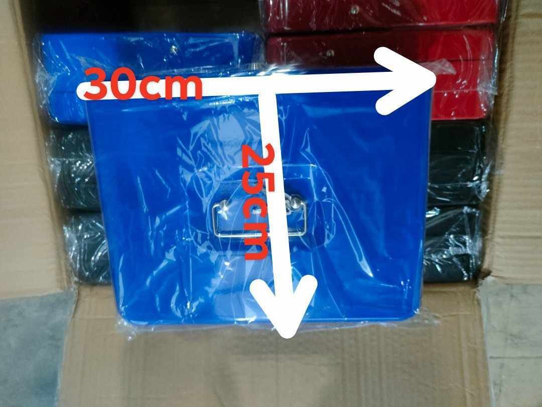 Money Cash Box (Category: Storage Boxes & Baskets) located in Manila. Submitted by redonlineshop (Listing ID 1267739885, Image 3). Description: Cash Box with Lock ₱650 ON HAND BRAND NEW Mode of Payment: Gcash,COD Same day delivery + Delivery Fee.