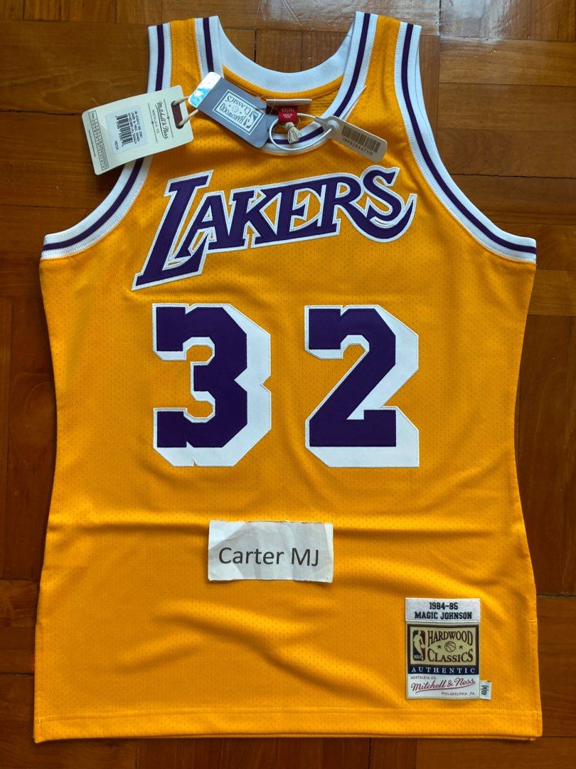 NBA Mitchell & Ness LA Lakers Magic Johnson Authentic Jersey