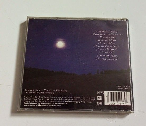 NEIL YOUNG - HARVEST MOON (Category: CDs & DVDs) located in Makati City. Submitted by KAMUSIKATAYO (Listing ID 1267780893, Image 2). Description: PRE OWNED EXCELLENT CONDITION.