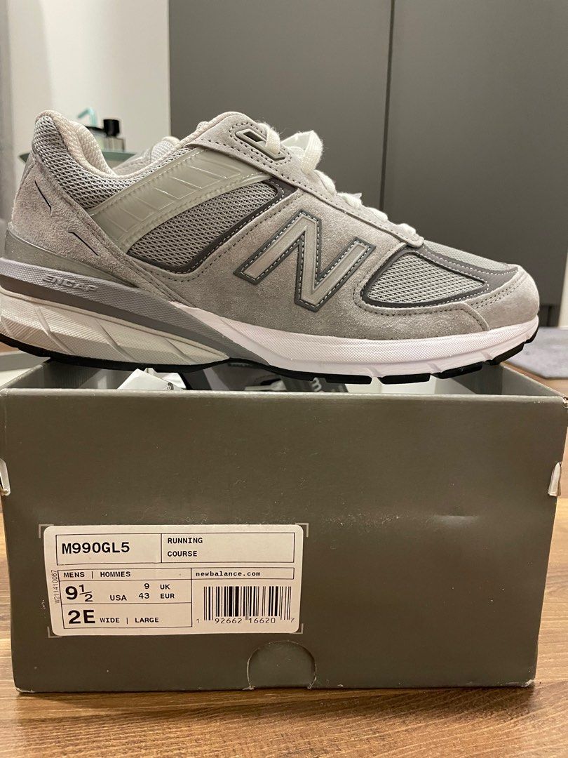 New balance 990v5 grey on sale uk