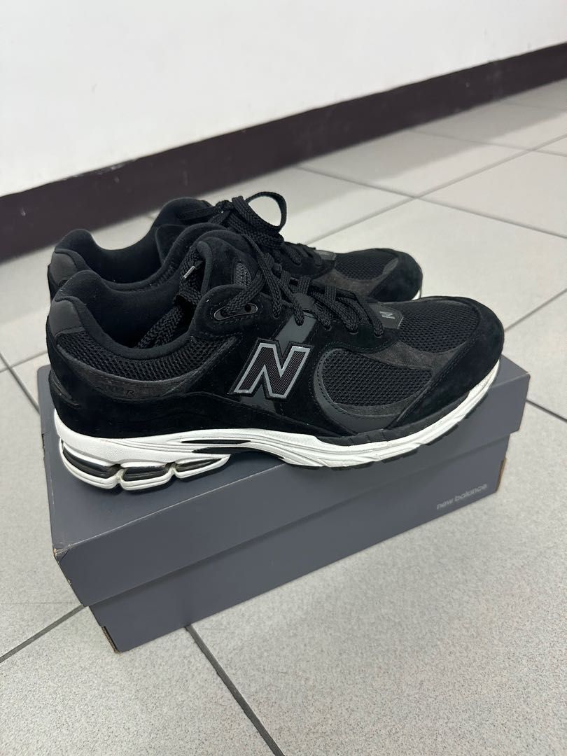 New balance NB 2002R 復古運動鞋黑色M2002RBK-D, 他的時尚, 鞋, 運動