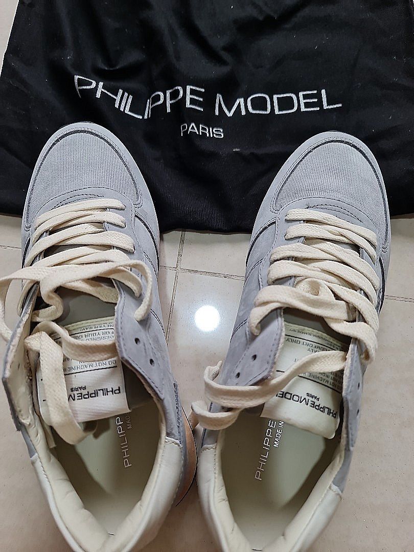 New Philippe Model Grey Sneakers Sz 36 Women s Fashion Footwear