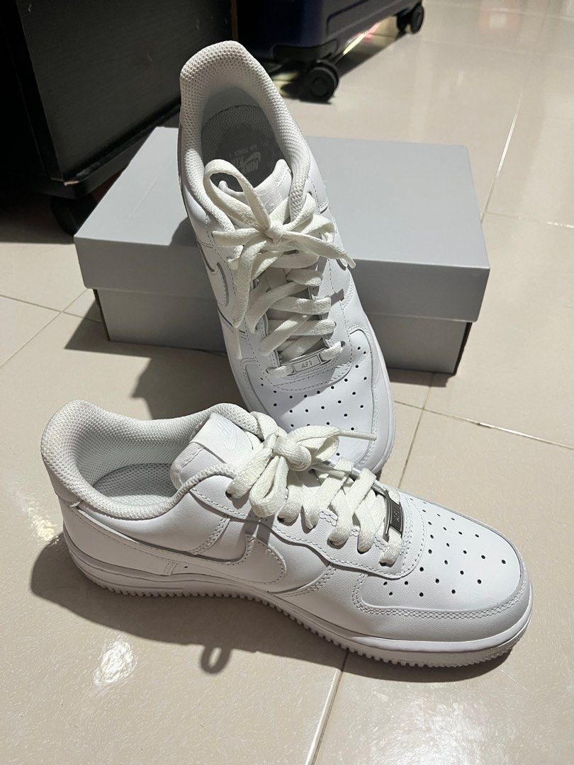 Nike air force top 1 white womens 7.5