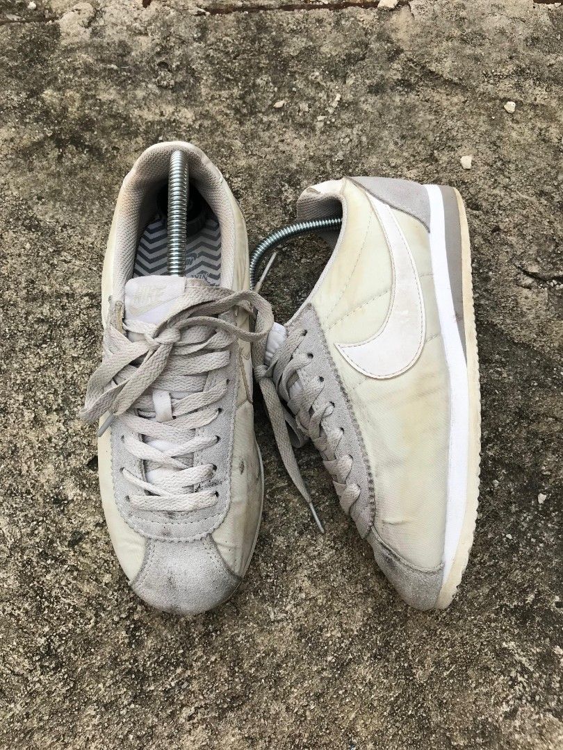 Nike Cortez Nylon Wolf Grey Fesyen Pria Sepatu Sneakers di