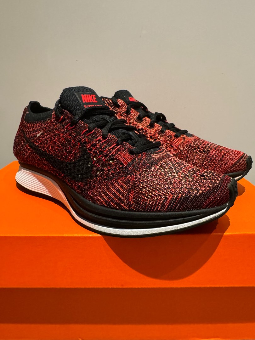 Nike Flyknit Racer 'Fire Rooster' 526628-608, Luxury, Sneakers