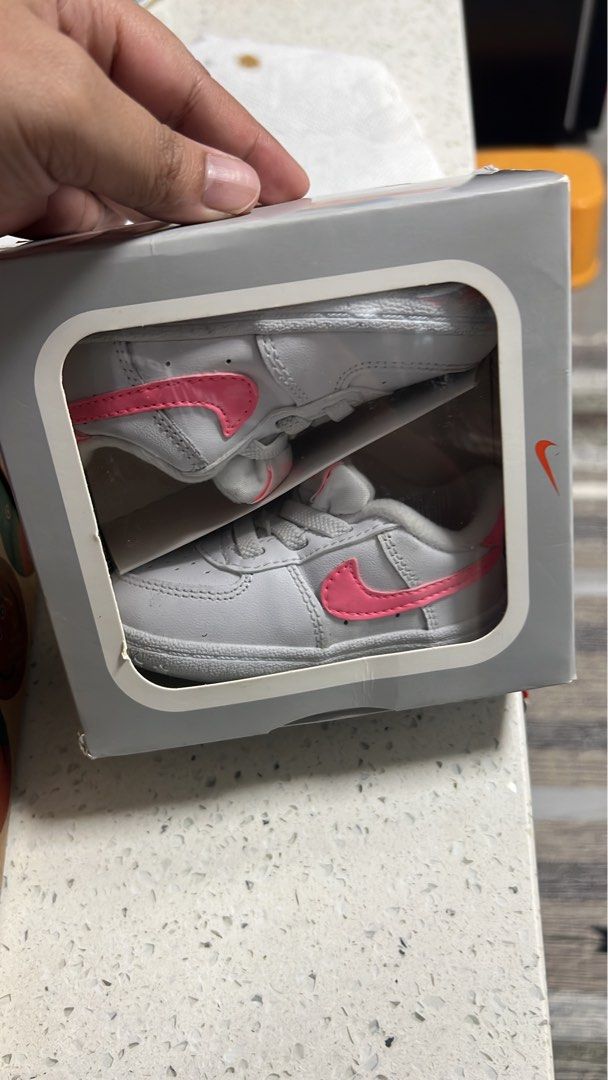 Nike air force shop 1 crib shoes