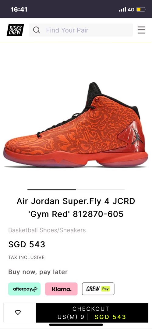 Nike Jordan Superfly 4 JCRD Men s Fashion Footwear Sneakers on