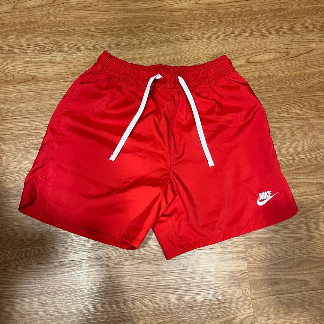 Nike woven shorts red Men s Fashion Bottoms Shorts on Carousell