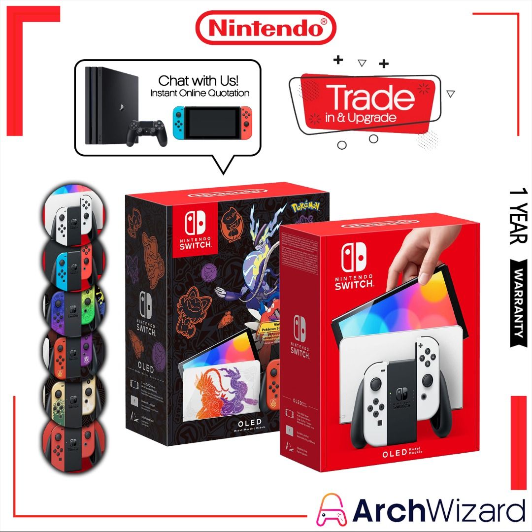 Game Bundle Promo > Nintendo Switch OLED - Purchase, Trade In & Upgrade - Trade  in NS Lite Gen