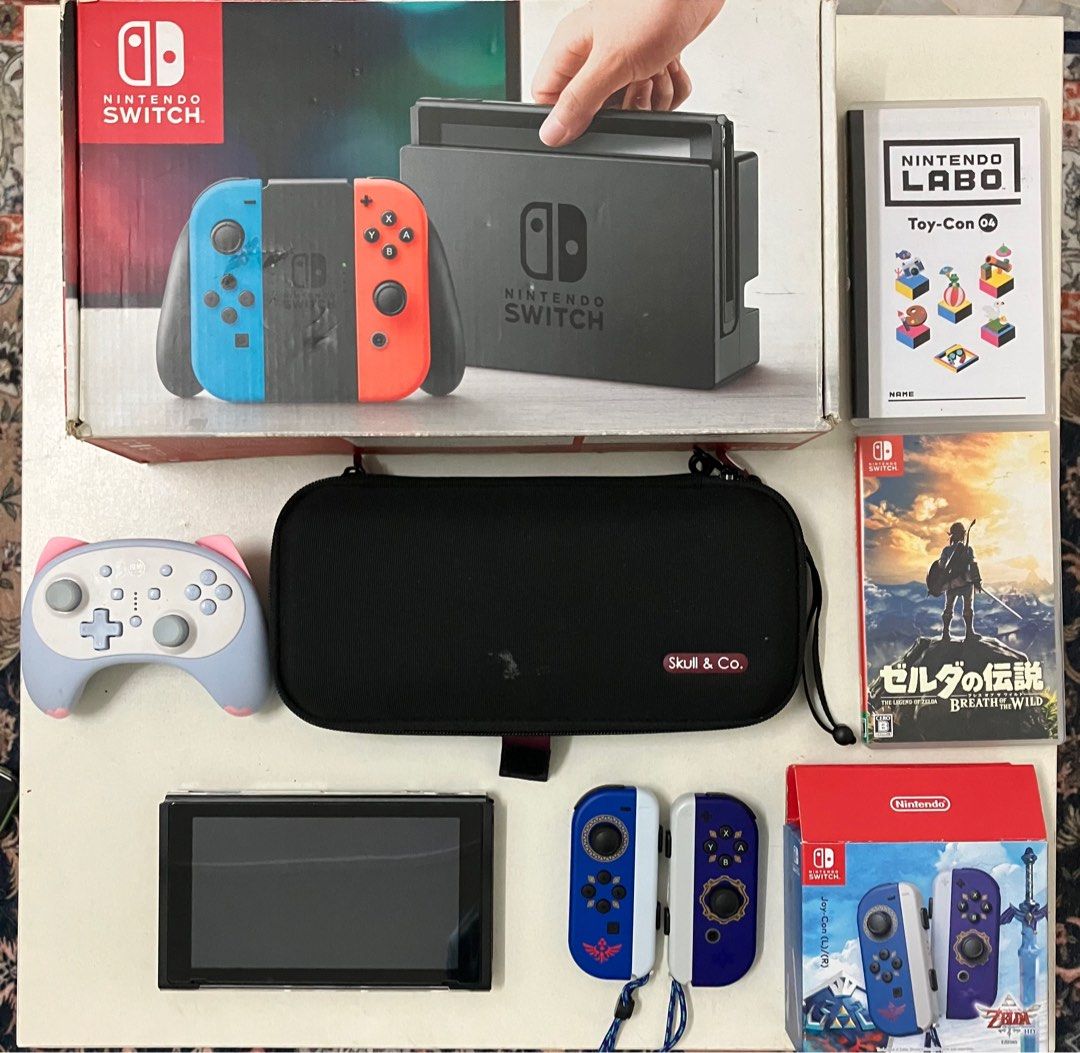 Nintendo switch bundle hotsell with extra controller