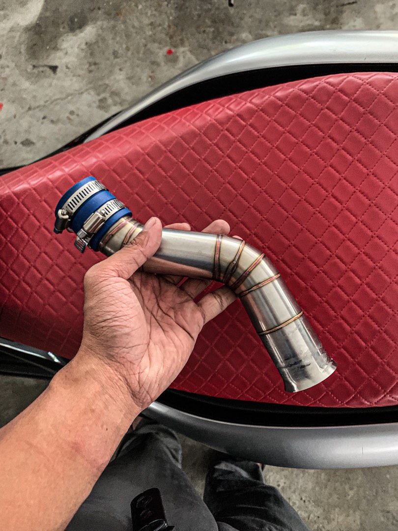 Nmax/Aerox V2 Air Intake Pipe, Motorcycles, Motorcycle Accessories on