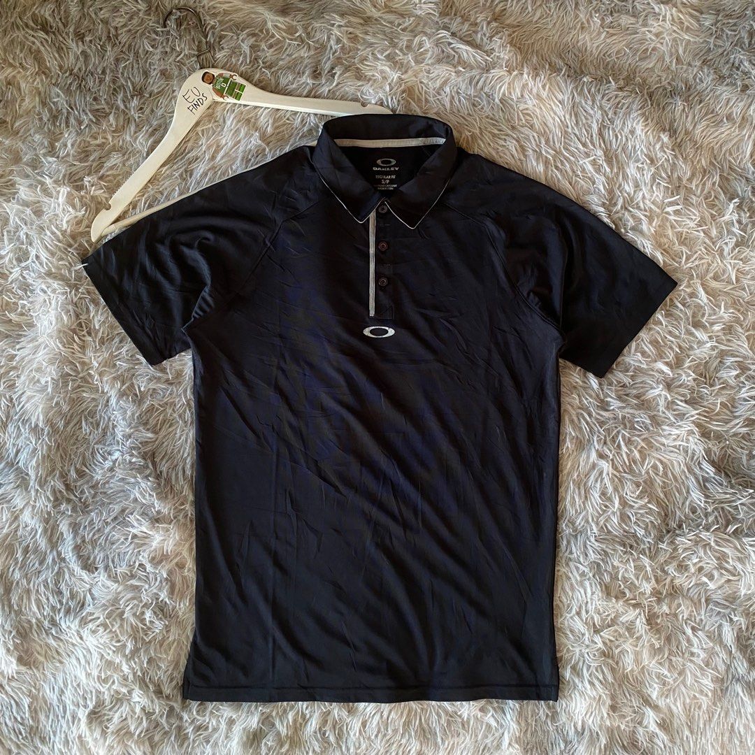 Oakley black outlet polo shirt