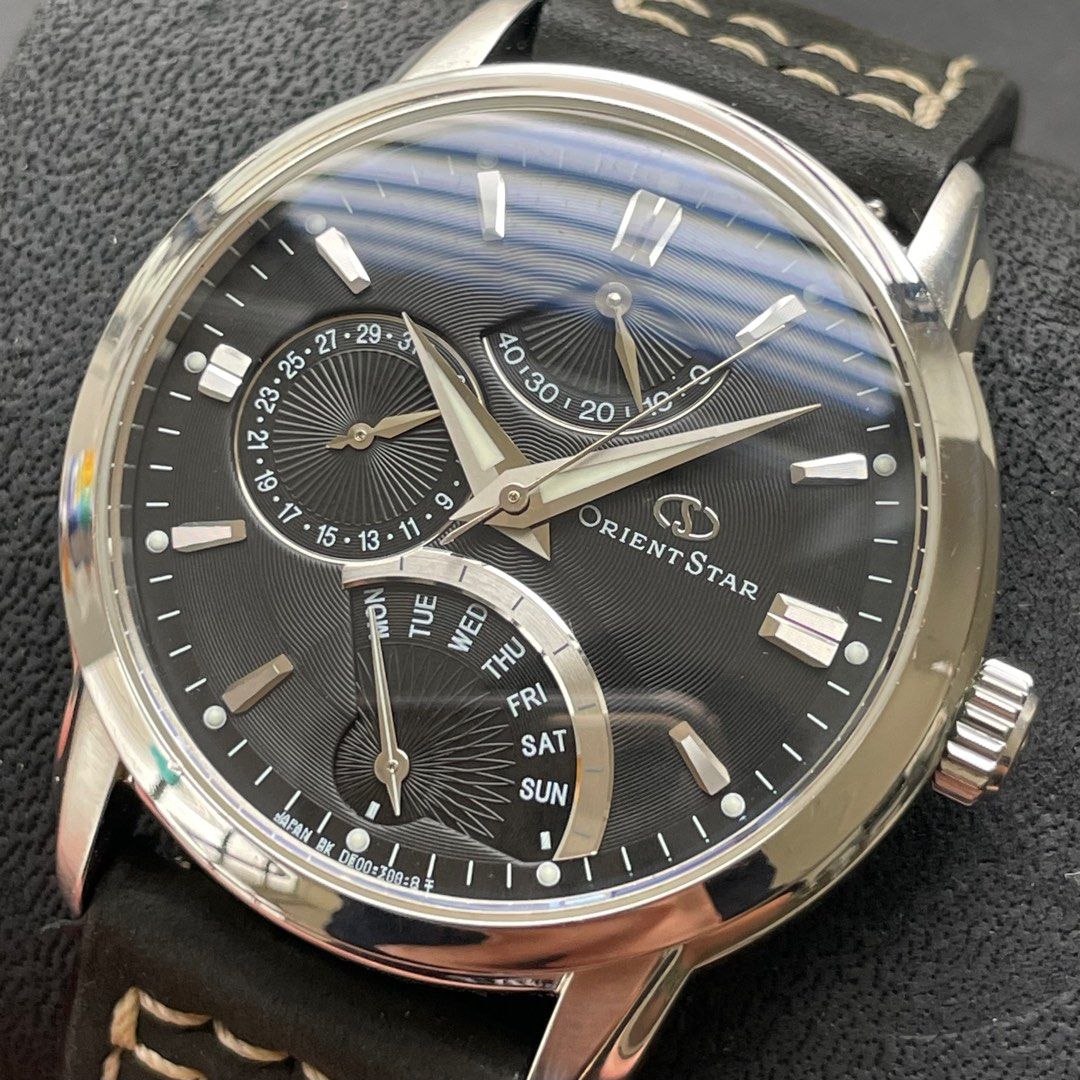Orient Star Retrograde Black SDE00002B0 Dress Watch