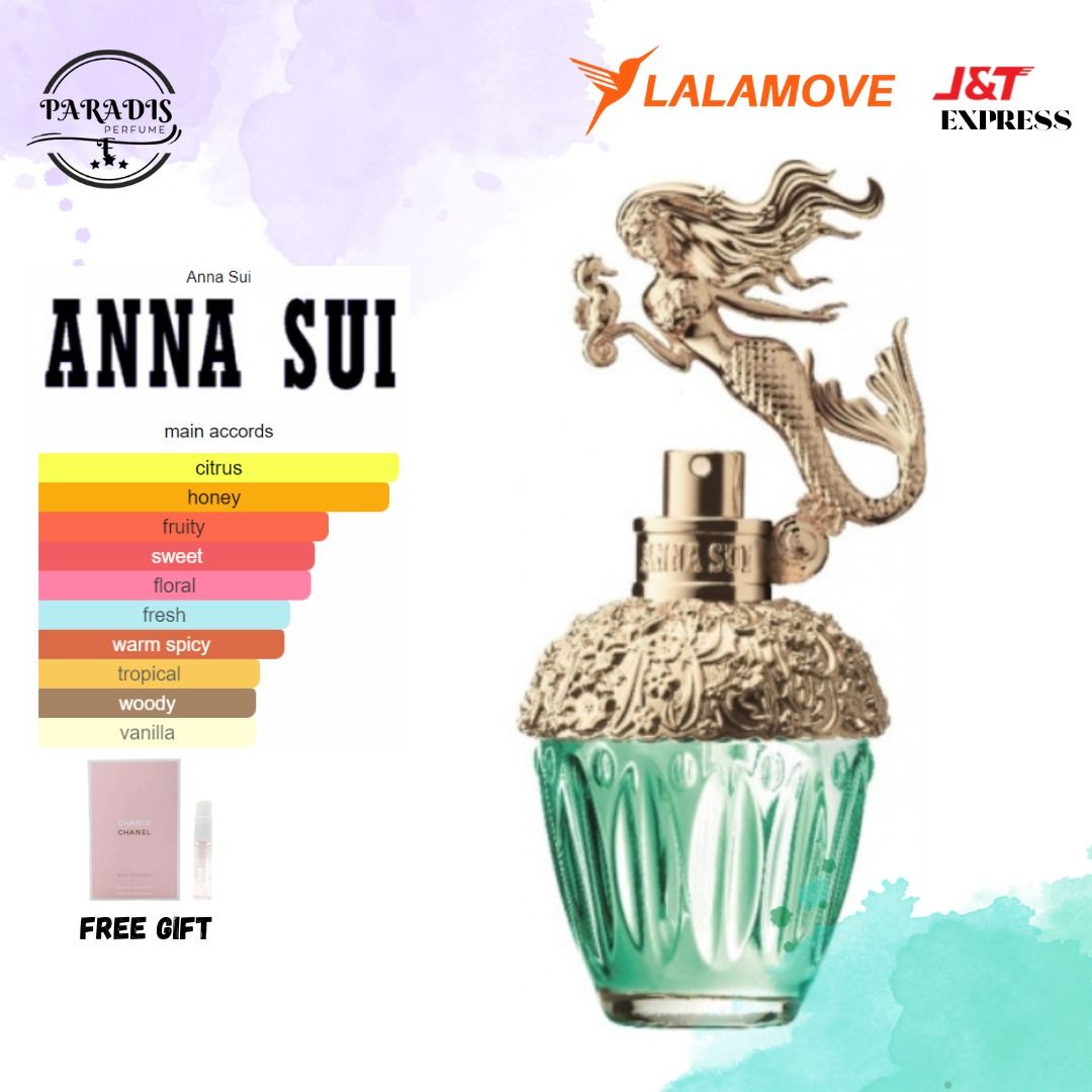ORIGINAL AUTHENTIC ANNA SUI FANTASIA MERMAID EDT 75ML