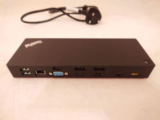 Original Lenovo ThinkPad Universal 40AC Thunderbolt 3 Dock / Docking Station + Thunderbolt Cable, Supports 40GB/Second Data Transfer Speeds