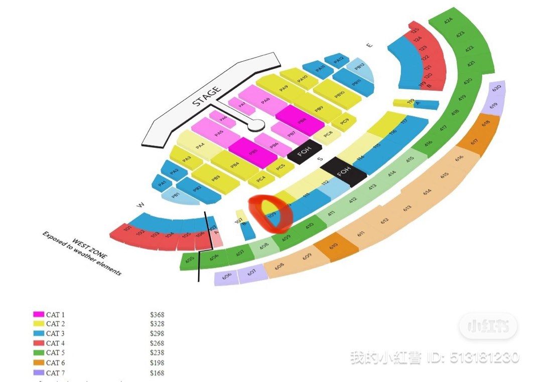 Original Price Cat 3 MAYDAY NOWHERE Re Live 2024 SINGAPORE TOUR 14