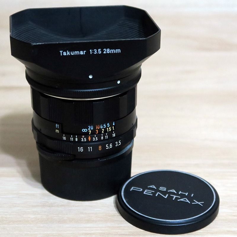 Pentax Super Multi Coated TAKUMAR 28mm F3.5, 攝影器材, 鏡頭及裝備