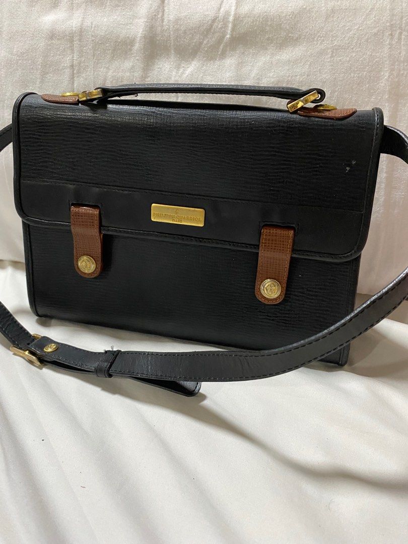 Philippe Charriol Vintage Bag (Category: Luxury Bags & Wallets) located in Paranaque City. Submitted by jingciti (Listing ID 1267886231, Image 2). Description: Vintage Philippe Charriol Bag Dimensions: Width-27cm Height- 18cm Bottom Depth-8cm Side Depth- 8cm Strap- 70cm total Flaw: Vintage Signs of Usage. Strap was repaired and had it shortened so please see photo for repaired strap. .