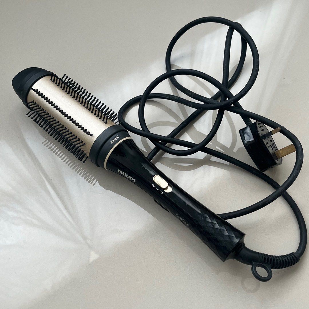 Philips KeraShine heated styling brush Curling Brush Iron