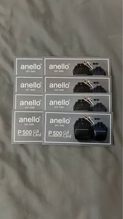 Php 4000 worth of Anello Gift Certificates