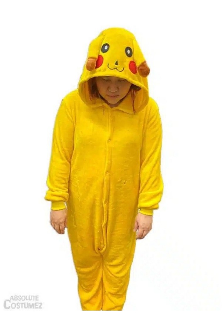 Pikachu Onesie Mens Fashion Tops And Sets Sets And Coordinates On Carousell