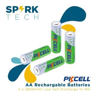 PK Cell Batteries with Fast Charger