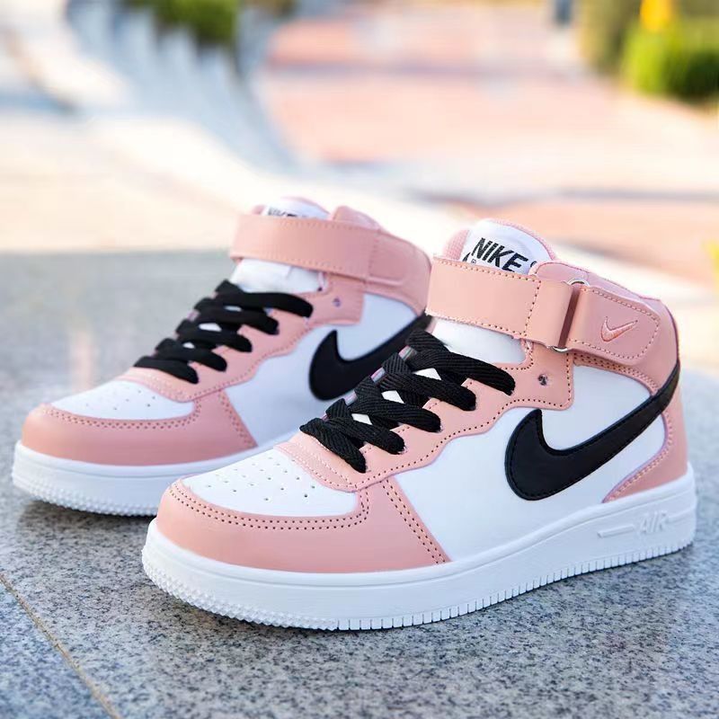 Plus size 36 44 Ready stock kasut perempuan men and women s air force 1 high top sneaker flat casual af1 running shoes