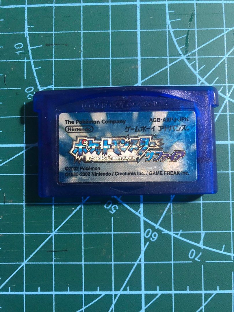 POKÉMON VERSION SAPHIR Pocket Monsters Sapphire Gameboy Advance GBA POKÉMON VERSION SAPHIR Pocket Monsters Sapphire Gameboy Advance GBA