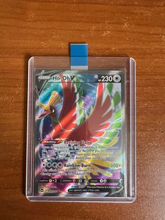  Ho-oh V 140/195- Silver Tempest - Pokemon Ultra Rare Card -  Holo Foil : Toys & Games