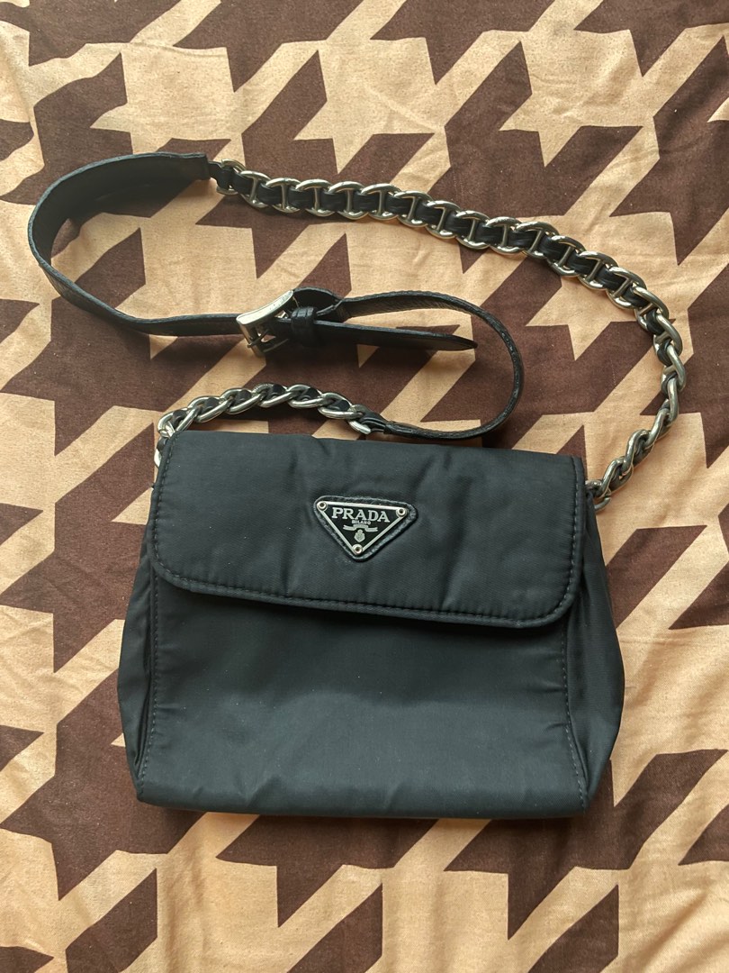 Prada sling sales bag with pouch