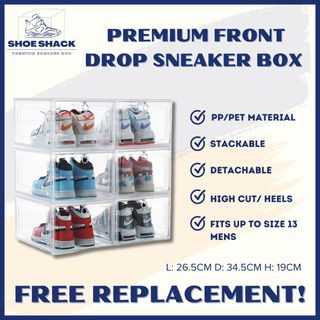 Premium Shoe Box Storage Organizer
