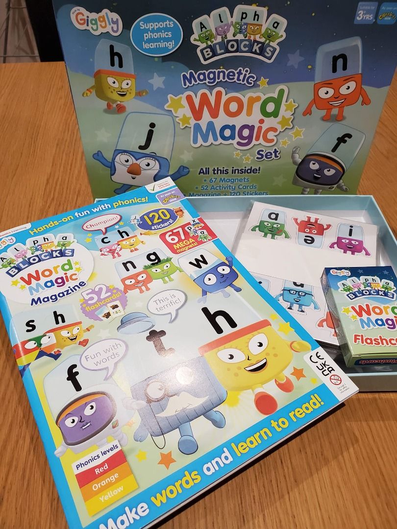 Alphablocks Magnetic Word Magic Set – Blocks Shop