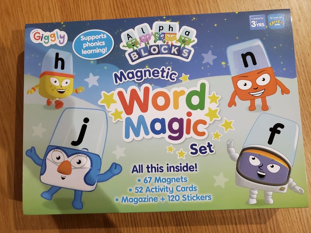 Alphablocks Magnetic Word Magic Activity Set - Etsy