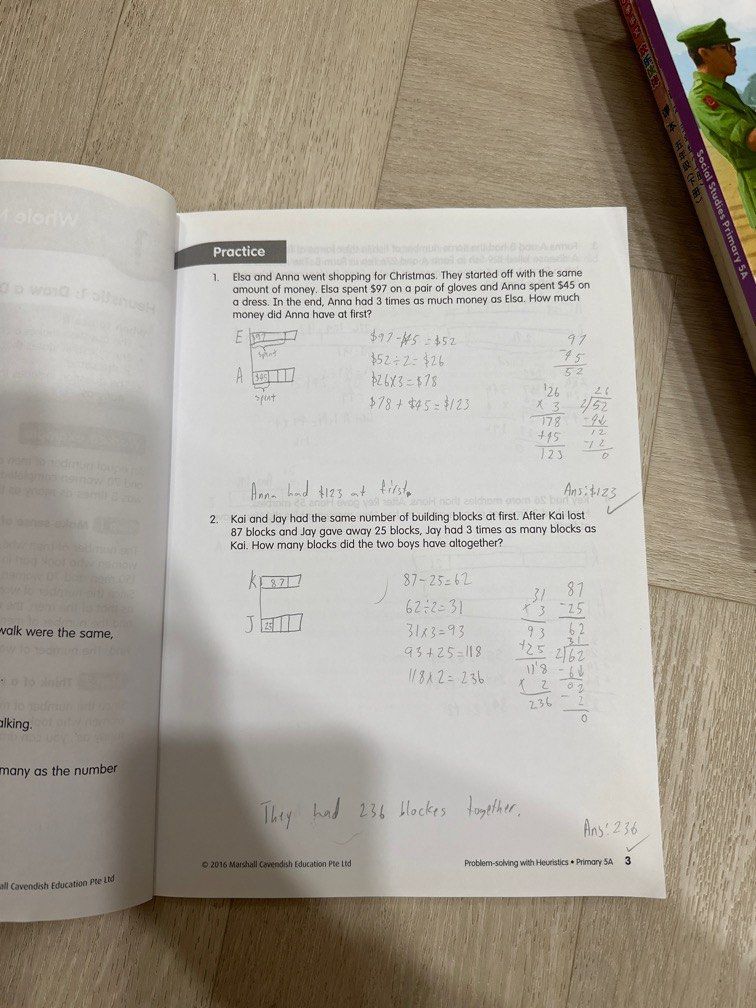 Primary 5 Problem Solving with Heuristics, Hobbies & Toys, Books ...