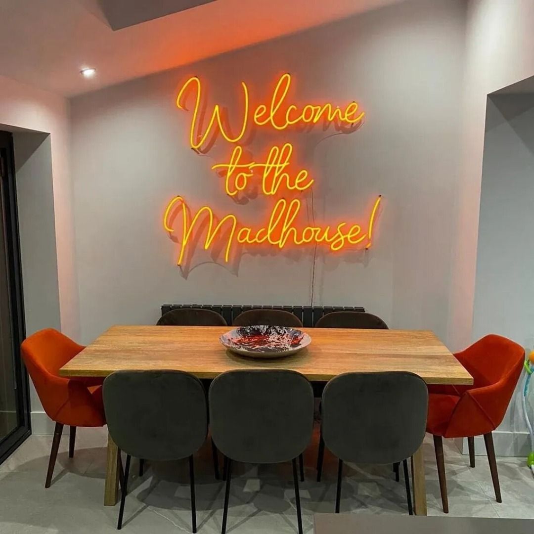 Private Custom Neon Sign Personalised Name Design Business Logo Room Wall  Led Light Birthday Party Wedding Decoration Night Lamp - Night Lights -  AliExpress