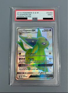 PSA 9] Eevee GX Japanese TAG TEAM GX ALL STARS SM12a SR 188