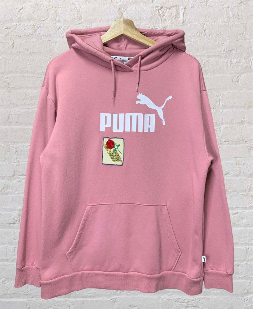 Pink puma jumper mens on sale