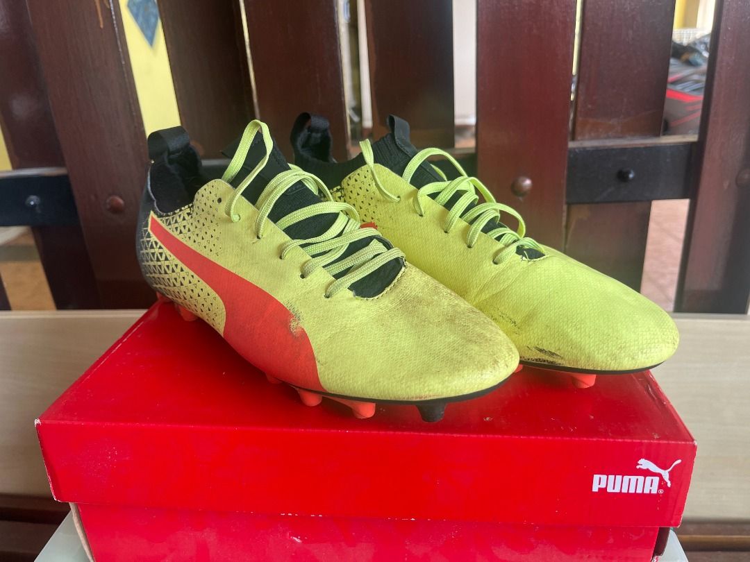 Puma Men evoKNIT Football Firm Ground Football Shoes Men s