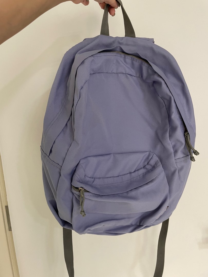 Purple canvas backpack outlet